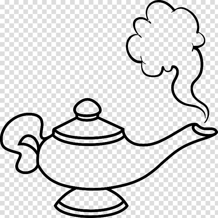 Genie Aladdin Oil lamp Drawing, Aladdin　lamp transparent background PNG clipart